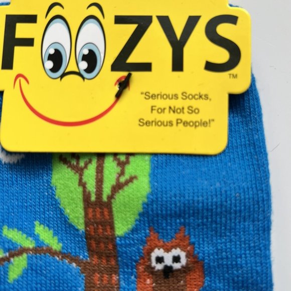 Exquisite Foozys Novelty Socks - Featuring Monkey, Owl, Turtle, Fox, Dog - Picture 11 of 11